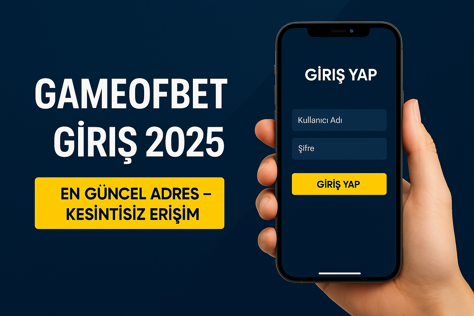 GameOfBet Giriş 2025 Görseli