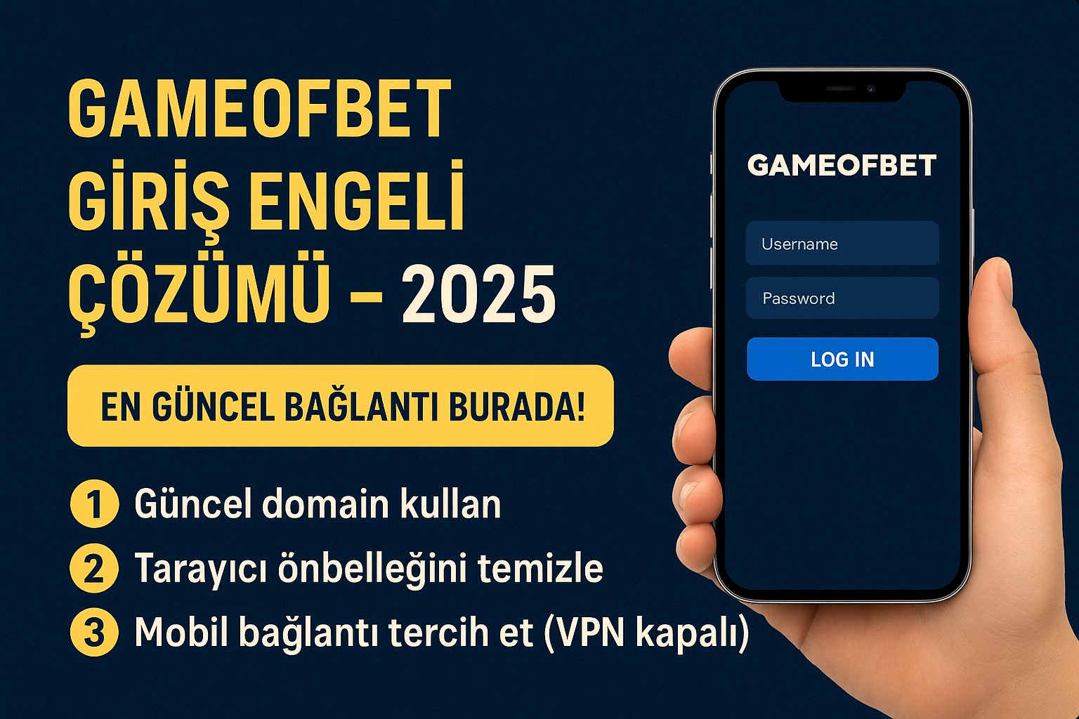 GameOfBet Giriş 2025 Görseli